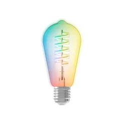 Smart Rustic E27 ST64 LED 4,9W Filament RGBW^Calex Best