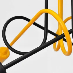 Cambridge loftlampe, 4 lyskilder, sort-orange^HELAM Online