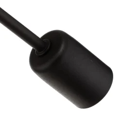 Cambridge loftlampe, 4 lyskilder, sort-orange^HELAM Online