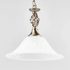 Searchlight CAMEROON pendellampe i patineret messing