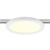 Trio Lighting Skinnesystem>Camillus LED-skinnelampe til DUOline, hvid, Ø 26 cm
