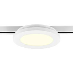 Trio Lighting Skinnesystem>Camillus LED-skinnelampe til DUOline, hvid, Ø 17 cm