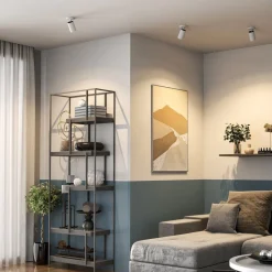 CAN TILT loftspot, hvid, Ø 8 cm, 1 lyskilde, metal, GU10^Deko-Light Online