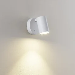 Deko-Light CAN TILT vægspot, hvid, Ø 10 cm, metal, afbryder, GU10