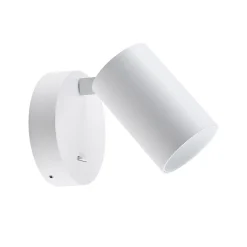 Deko-Light CAN TILT vægspot, hvid, Ø 10 cm, metal, afbryder, GU10