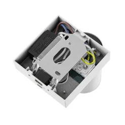 CAN TILT vægspot, hvid, 10 x 10 cm, metal, kontakt, USB^Deko-Light Discount