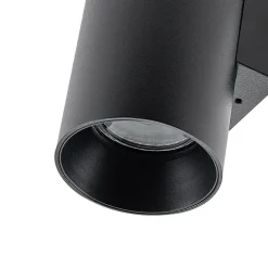 Deko-Light CAN væglampe, sort, 1 lyskilde, højde 13 cm, metal, GU10