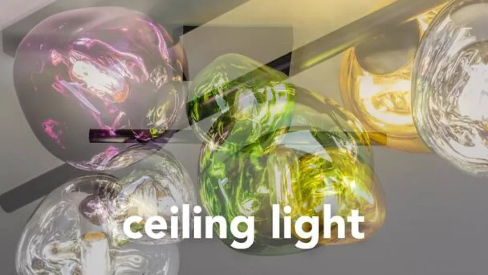 Eco-Light Pendellamper>Canopus hængelampe, guldfarvet, Ø 36 cm, glas, E27