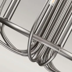 Capitol Hill lysekrone, 12 lys, børstet nikkel^KICHLER Sale