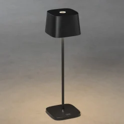 Konstsmide Dekorationsbelysning|Terrassebelysning>Capri LED-bordlampe til udendørs brug, sort