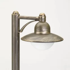 Carla stibelysning med beslag, brun/messing^Albert Leuchten Hot