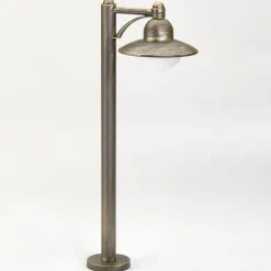 Carla stibelysning med beslag, brun/messing^Albert Leuchten Hot