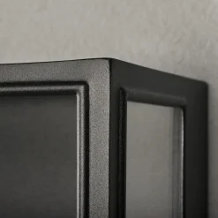 Carpi udendørs væglampe, sort, 20,5 x 40 cm^Konstsmide Discount