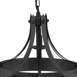 Searchlight Cartwheel II lysekrone, 5 lyskilder