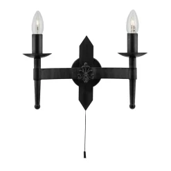 Searchlight Cartwheel II væglampe, 2 lyskilder