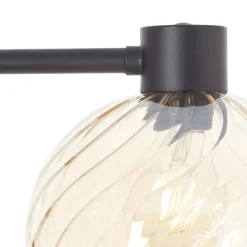 Casto gulvlampe, højde 150 cm, rav, glas/metal^Brilliant New