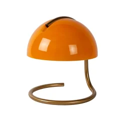 Lucide Bordlamper>Cato retro-bordlampe med skærm af mælkeglas orange