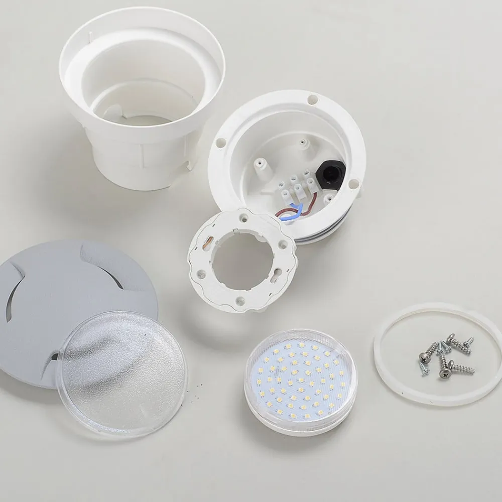 Fumagalli Nedgravet Udebelysning|Udendørs Spot>Ceci 120-3L LED-nedgravningsspot, gråt, CCT