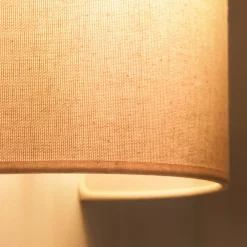 Celine væglampe, beige, stof, E27^Duolla Outlet