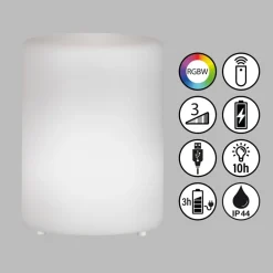 FH Lighting Ceppo LED-lampe solar 3.000 K og RGB dæmpbar hvid