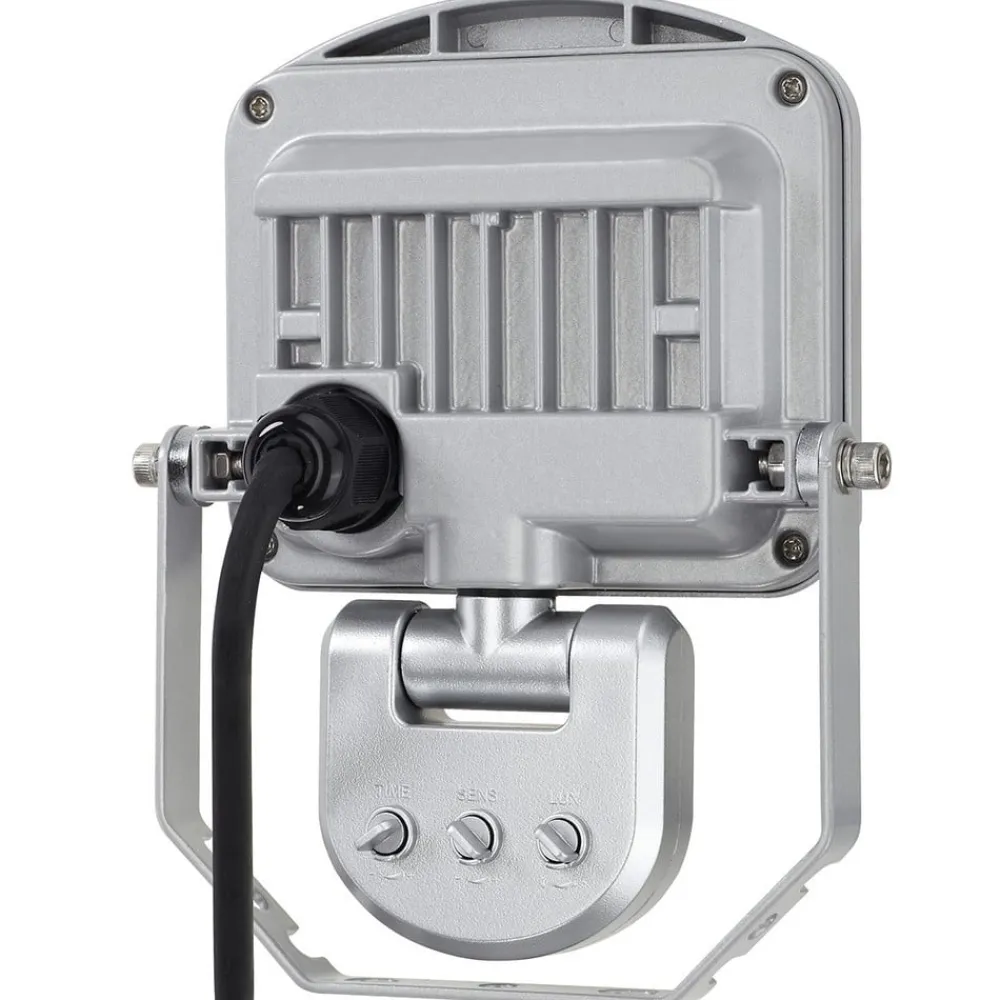 Ledino Charlottenburg spotlight, sensor, sølv 10W 3.000K