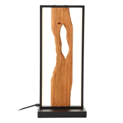 Brilliant Chaumont LED-bordlampe af træ