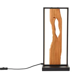 Brilliant Chaumont LED-bordlampe af træ