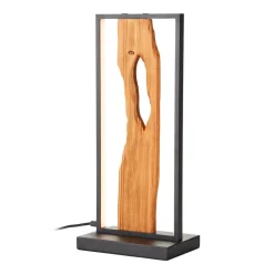 Brilliant Chaumont LED-bordlampe af træ