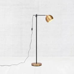 Markslöjd Chester gulvlampe i metal, bronze