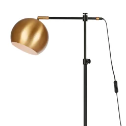 Markslöjd Chester gulvlampe i metal, bronze