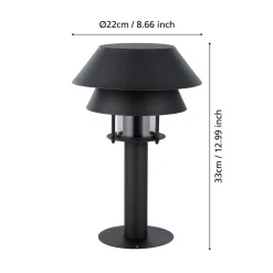 Chiappera sokkellampe med dobbelt skærm^EGLO Clearance