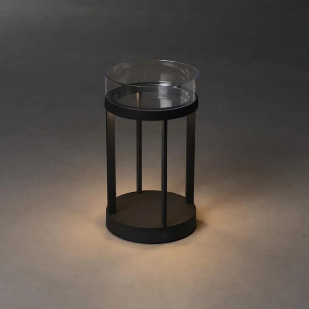 Konstsmide Dekorationsbelysning>Chieti LED-dekorationslampe, USB, sort