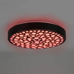 Chizu LED-loftlampe Ø 40,5cm kan dæmpes RGB sort^Reality Leuchten