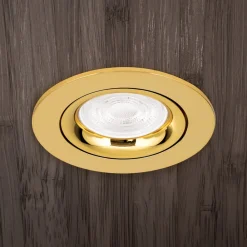 Choice indbygningsspot aluminium, kan roteres guld^ORION Sale