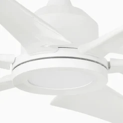 FARO BARCELONA Loftventilatorer>Cies XL loftventilator til store rum, DC, hvid