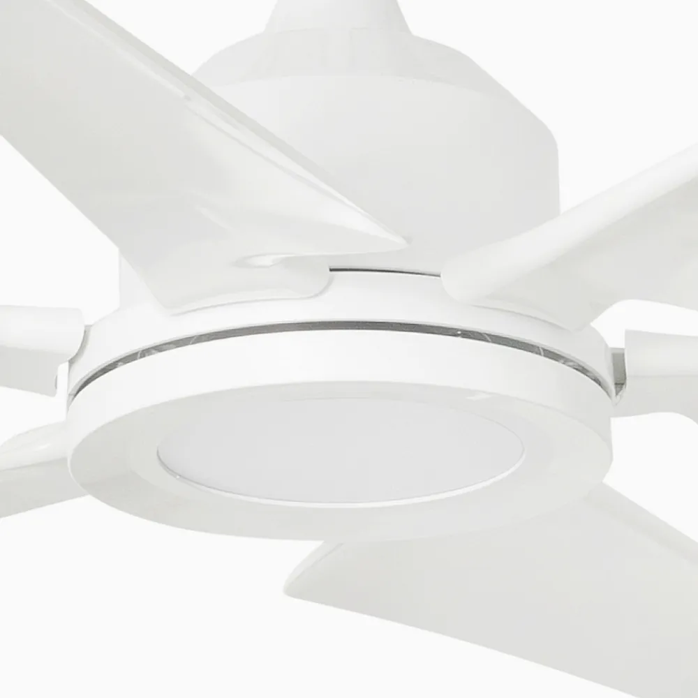 FARO BARCELONA Loftventilatorer>Cies XL loftventilator til store rum, DC, hvid