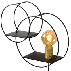 Circle væglampe, sort, 38 cm, E27^Lucide