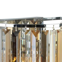 Searchlight Clarissa væglampe med krystalprismer