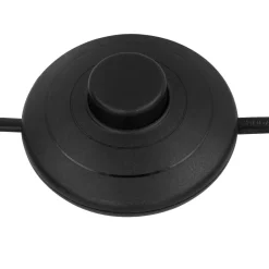 Clarke gulvlampe, sort/guld, 5 lyskilder^Globo Discount