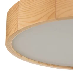 Cleo loftlampe, Ø 47,5 cm, 4 lyskilder, fyrretræ, E27^TEMAR LIGHTING Hot