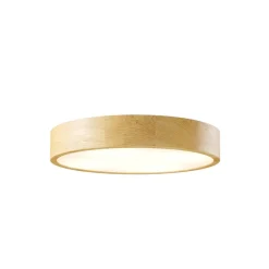 TEMAR LIGHTING Cleo loftlampe, Ø 48 cm, 4 lyskilder, egetræ, E27