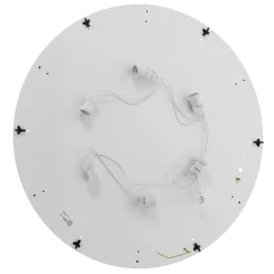 TEMAR LIGHTING Cleo loftlampe med glasdiffusor, sort, Ø 78 cm