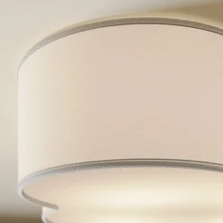 Cloud loftlampe, hvid, tekstil, længde 62 cm, E27, 4 lyskilder.^TK Lighting Outlet