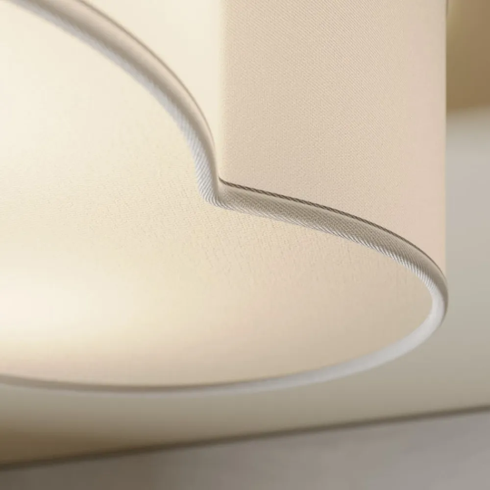 Cloud loftlampe, hvid, tekstil, længde 62 cm, E27, 4 lyskilder.^TK Lighting Outlet