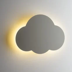 Cloud væglampe, beige, stål, indirekte lys, 38 x 27 cm^TK Lighting Sale