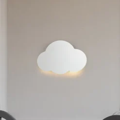 Cloud væglampe, hvid, stål, indirekte lys, 38 x 27 cm^TK Lighting Outlet
