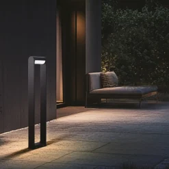 CMD 9051 LED-vejlampe, højde 80 cm, antracit, IP65, metal