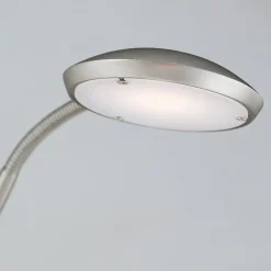 ORION Cobra LED-gulvlampe, 2 lyskilder, mat nikkel