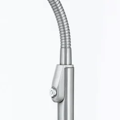 ORION Cobra LED-gulvlampe 1 lyskilde, nikkelfarvet