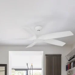 Cocos L loftventilator med LED-lampe, DC, hvid^FARO BARCELONA Sale